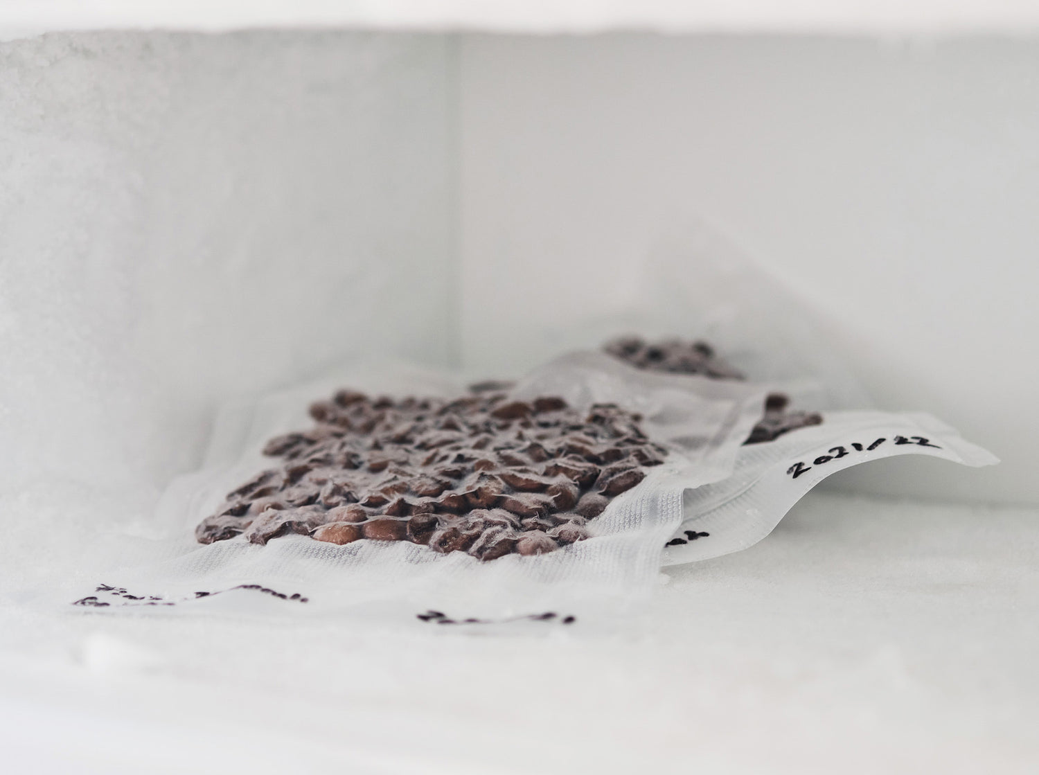 Freezing your coffee