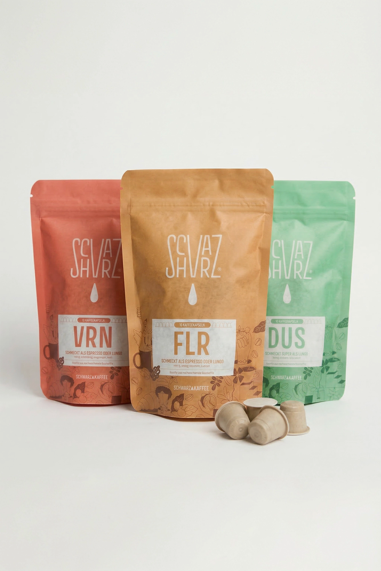 Kapseln Probierpaket – Espresso/Lungo