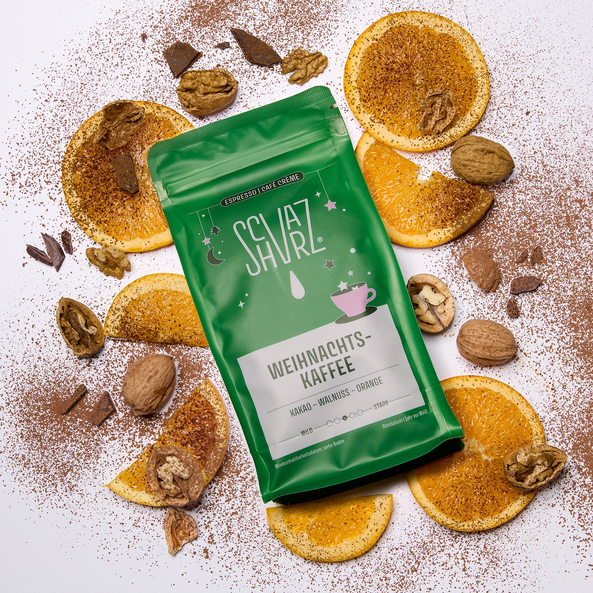 12 × Weihnachtskaffee - Espresso / Café Crème 2025