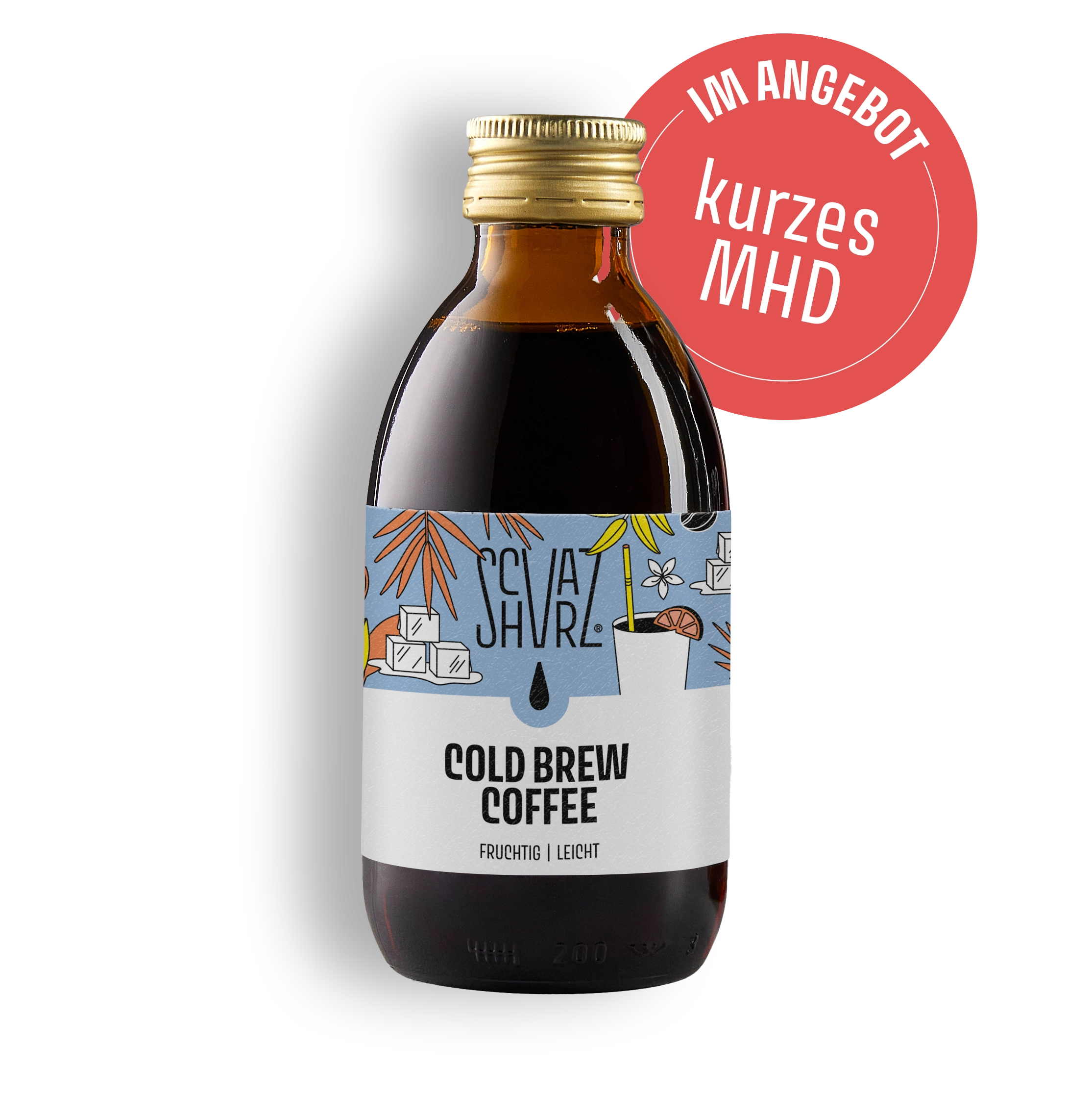 Cold Brew Coffee – Light 200ml (kurzes MHD)