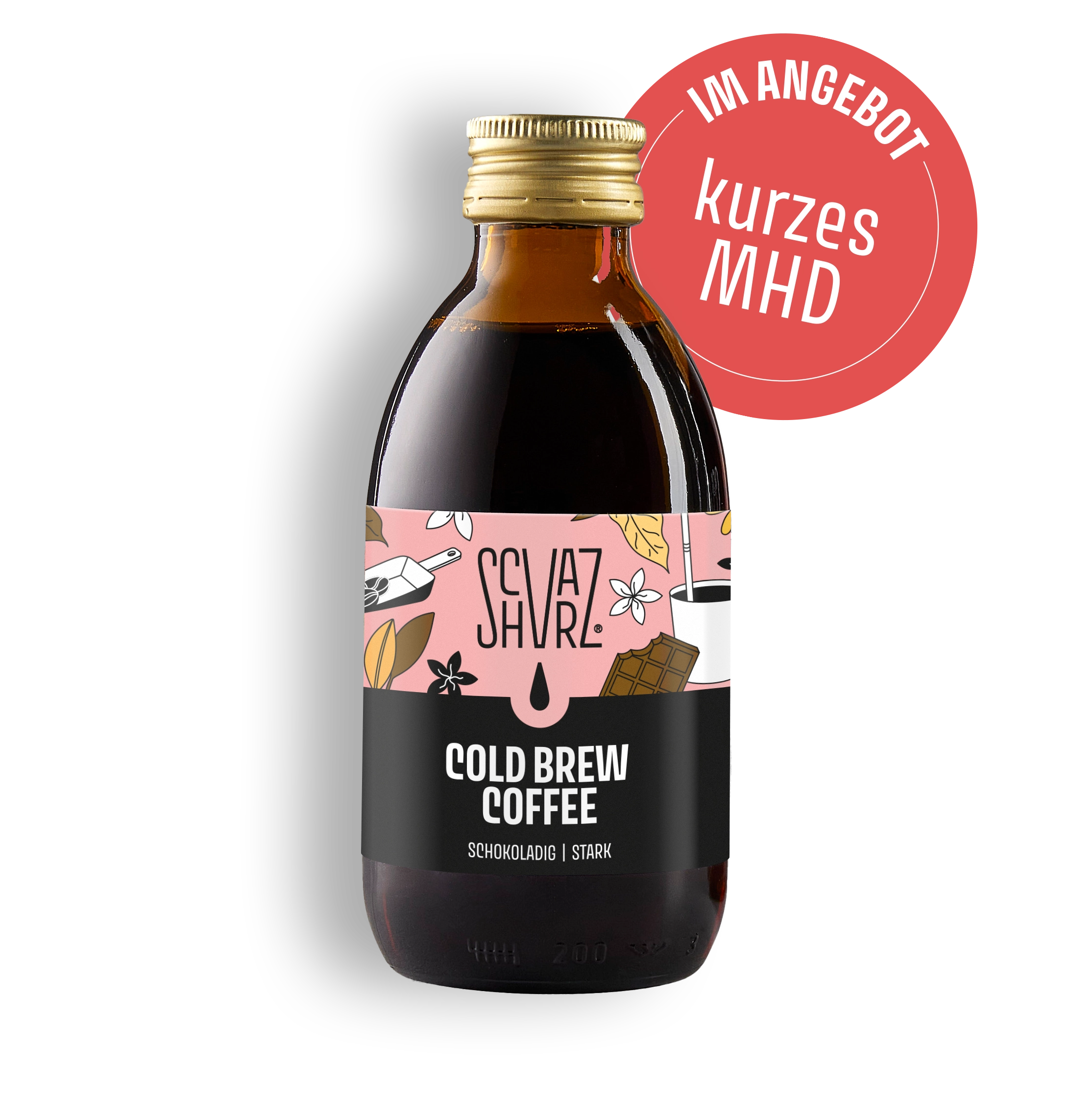 Cold Brew Coffee – Strong 200ml (kurzes MHD)
