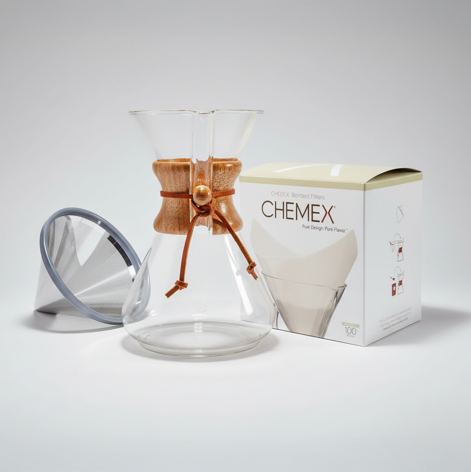 Chemex - Glaskaraffe & Filter Bundle