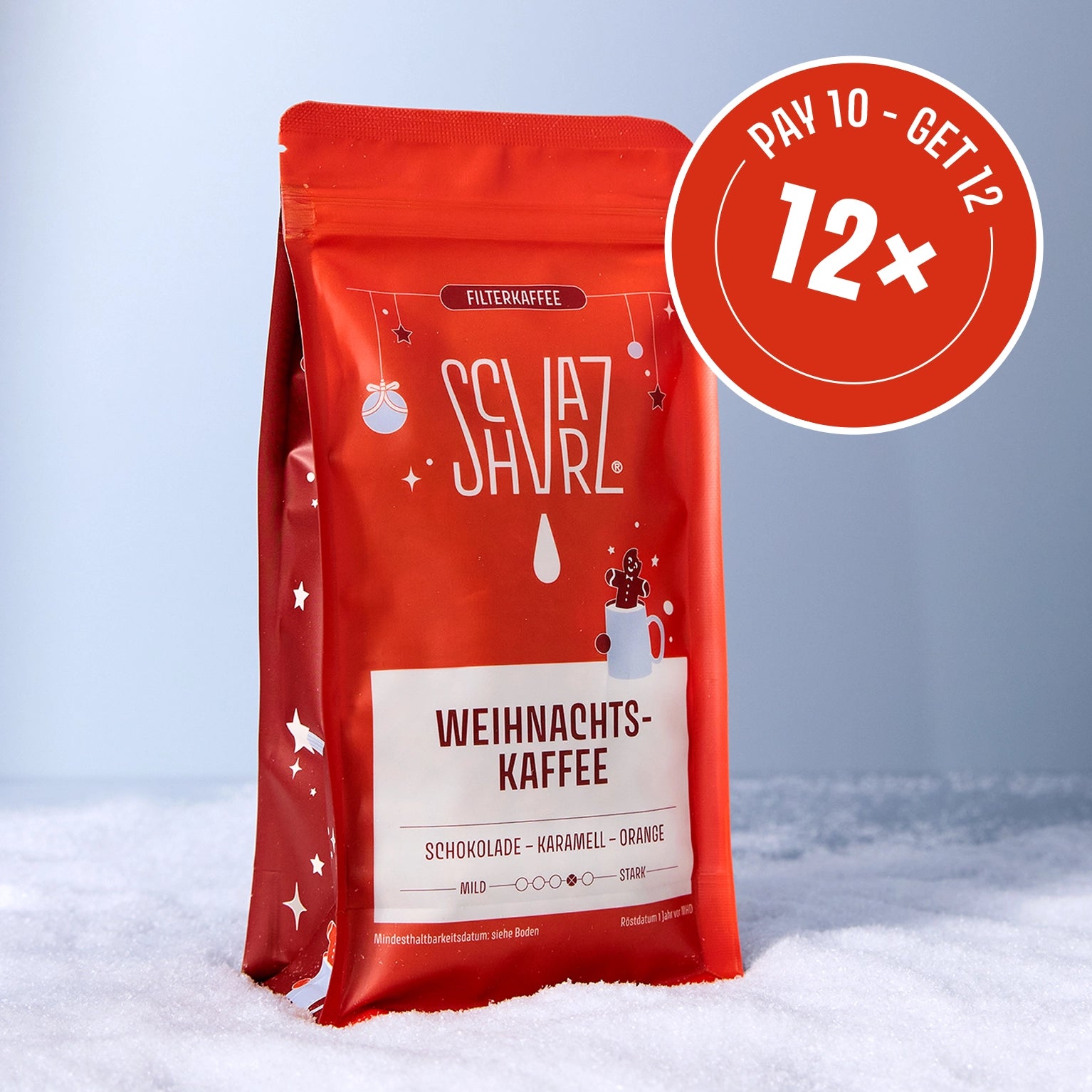 12 × Weihnachtskaffee - Mexico Filter 2025